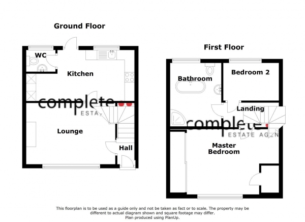 Floor Plan Image for 2 Bedroom End of Terrace House for Sale in Willenhall Lane, Binley, Coventry