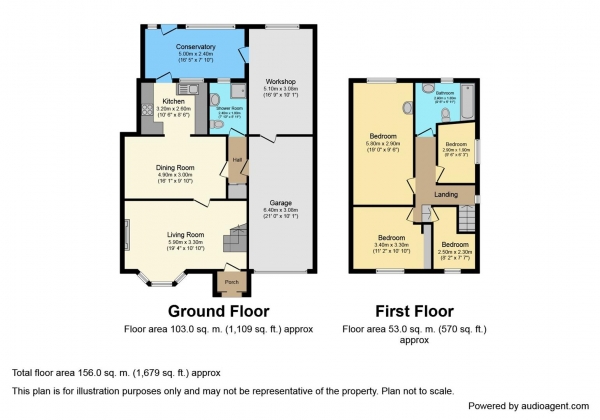 Floor Plan Image for 4 Bedroom Semi-Detached House for Sale in Clifford Bridge Road, Binley, Coventry