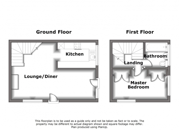 Floor Plan Image for 1 Bedroom Property for Sale in Black Prince Avenue, Cheylesmore, Coventry