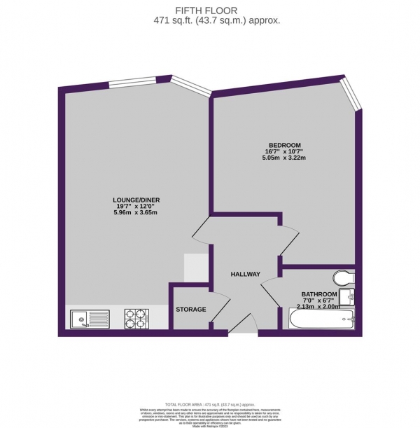 Floor Plan Image for 1 Bedroom Apartment for Sale in Alto, Sillavan Way, Salford