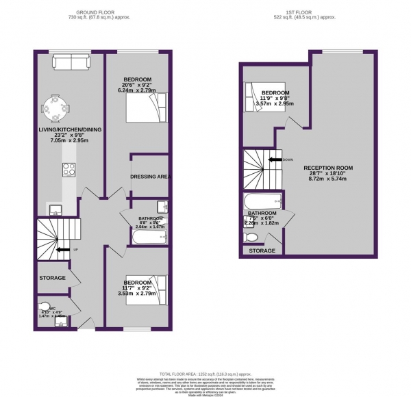 Floor Plan Image for 3 Bedroom Apartment for Sale in Victoria Mill, Houldsworth Street, Reddish, Stockport