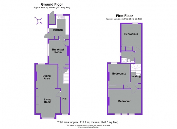 Floor Plan Image for 3 Bedroom Semi-Detached House for Sale in Ravensbourne Avenue, Shortlands, Bromley, BR2