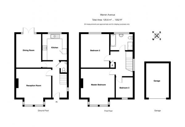 Floor Plan Image for 3 Bedroom Semi-Detached House for Sale in Warren Avenue, Shortlands, BR2