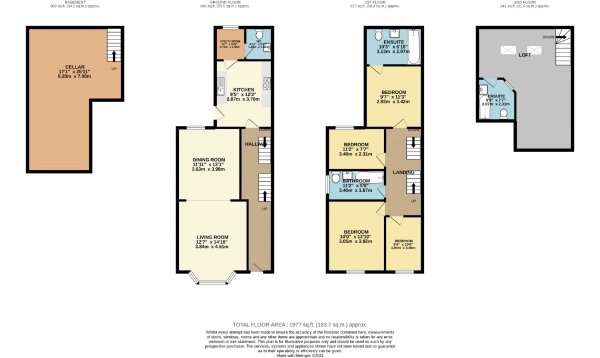 Floor Plan Image for 4 Bedroom Terraced House for Sale in Brinnington Road, Portwood, Stockport