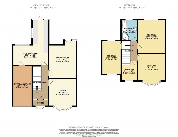 Floor Plan Image for 4 Bedroom Detached House for Sale in Kenilworth Road, Cheadle Heath, Stockport