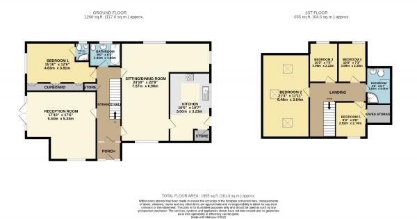 Floor Plan Image for 5 Bedroom Detached Bungalow for Sale in Gainford Avenue, Gatley, Cheshire