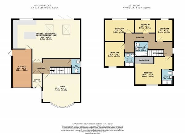 Floor Plan Image for 5 Bedroom Detached House for Sale in Borrowdale Avenue, Gatley, Cheshire