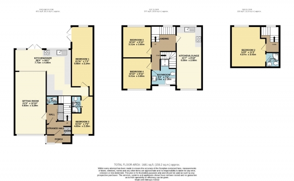 Floor Plan Image for 5 Bedroom Semi-Detached House for Sale in Bradwell Drive, Heald Green, Cheshire