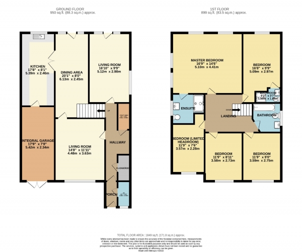 Floor Plan Image for 5 Bedroom Detached House for Sale in Victoria Avenue, Cheadle Hulme, Cheshire