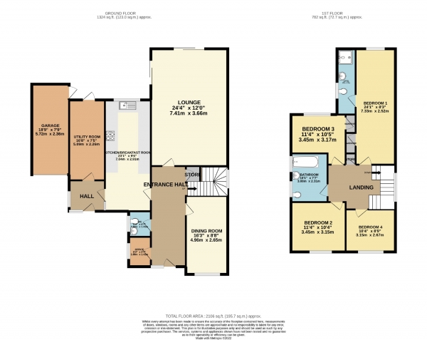 Floor Plan Image for 4 Bedroom Detached House for Sale in Troutbeck Road, Gatley, Cheshire