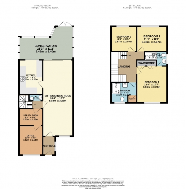 Floor Plan Image for 3 Bedroom Detached House for Sale in Lavington Avenue, Cheadle, Cheshire