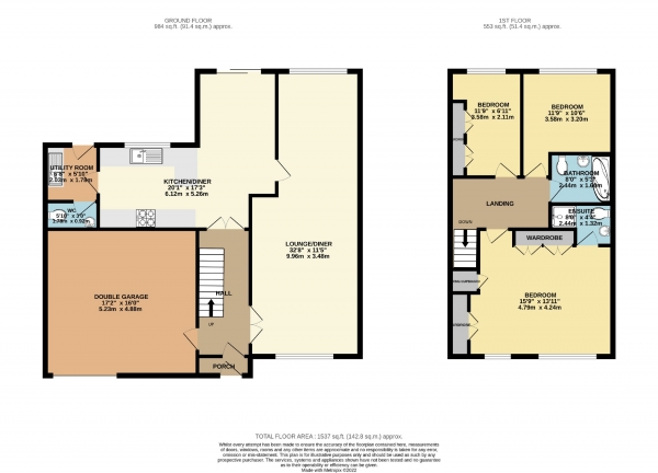 Floor Plan Image for 3 Bedroom Detached House for Sale in Marchbank Drive, Cheadle, Cheshire