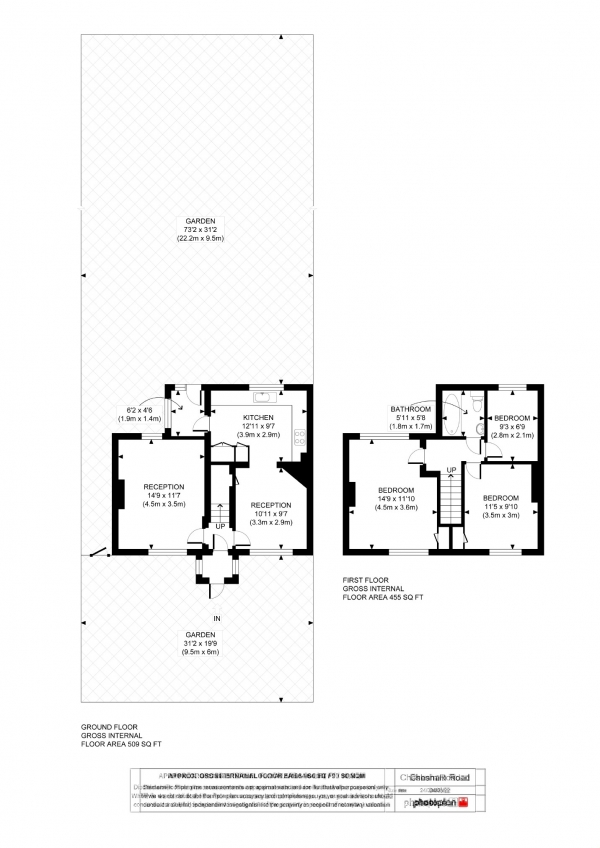 Floor Plan Image for 3 Bedroom Property for Sale in Chesham Road, Penge, London