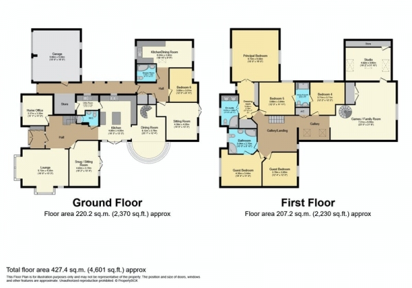 Floor Plan Image for 6 Bedroom Detached House for Sale in Putri, Alexandra Avenue, Mansfield, Nottinghamshire, NG18