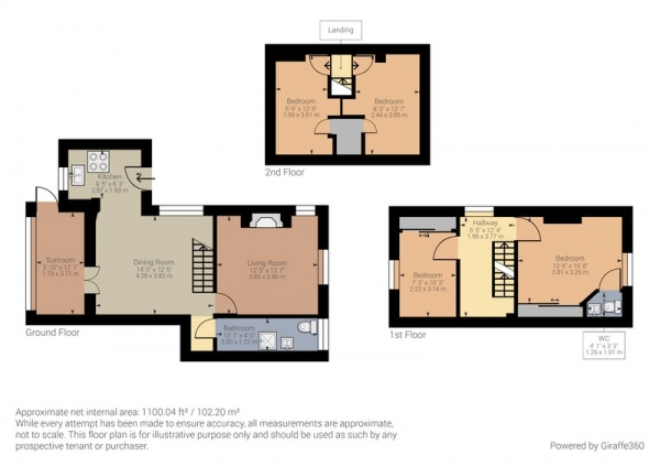 Floor Plan for 4 Bedroom Semi-Detached House for Sale in Main Road, Dungworth, Sheffield, South Yorkshire, S6, S6, 6HF - Offers in Excess of &pound350,000