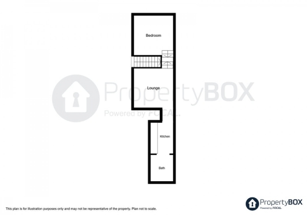 Floor Plan Image for 1 Bedroom Flat for Sale in Park Road, Grantham, Lincolnshire, NG31