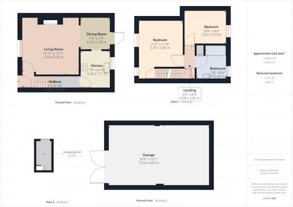 Floor Plan for 2 Bedroom Terraced House for Sale in Victoria Street, Huddersfield, West Yorkshire, HD8, HD8, 9NW -  &pound210,000