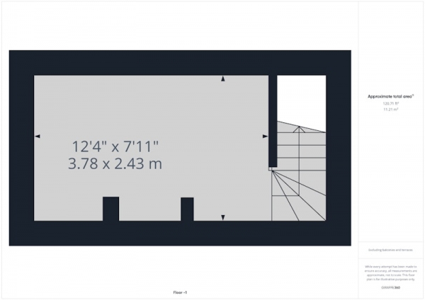 Floor Plan Image for 3 Bedroom Terraced House for Sale in Wood Lane, Rotherham, West Yorkshire, S60