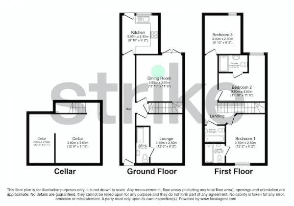 Floor Plan Image for 4 Bedroom Terraced House for Sale in St. Chads Road, Derby, Derbyshire, DE23