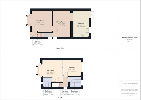 Floor Plan Image for 2 Bedroom Semi-Detached House for Sale in Linden Avenue, Ramsbottom, Bury, Greater Manchester, BL0