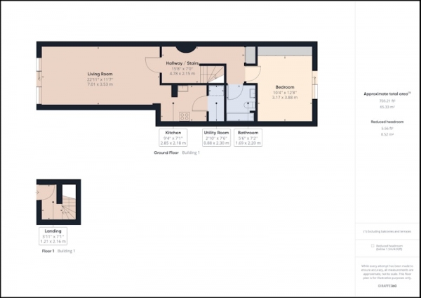 Floor Plan Image for 1 Bedroom Flat for Sale in Cromwell Road, Kensington, London, SW7