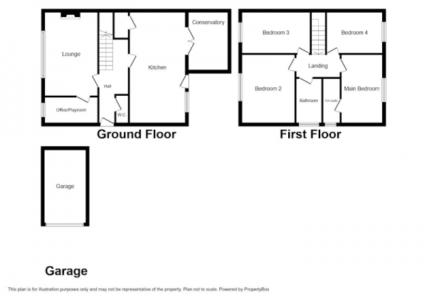 Floor Plan Image for 4 Bedroom Detached House for Sale in Denton Drive, Bingley, West Yorkshire, BD16