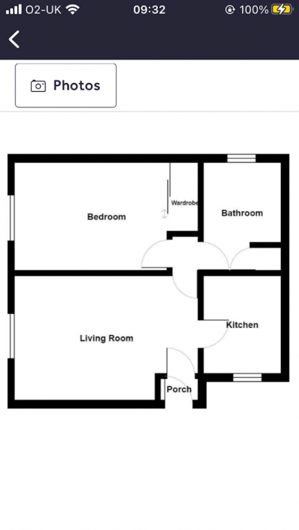 Floor Plan Image for 1 Bedroom Flat for Sale in Firbeck Gardens, Crewe, Cheshire, CW2