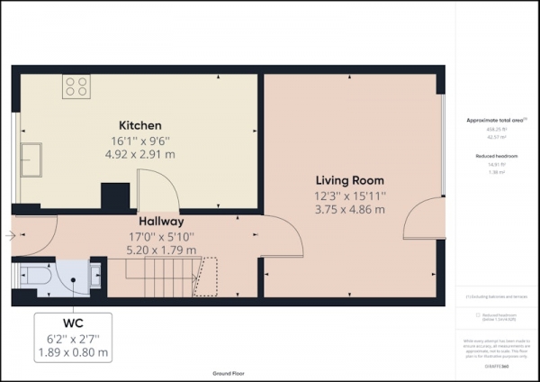 Floor Plan Image for 3 Bedroom Semi-Detached House for Sale in Lyneham Way, Birmingham, West Midlands, B35