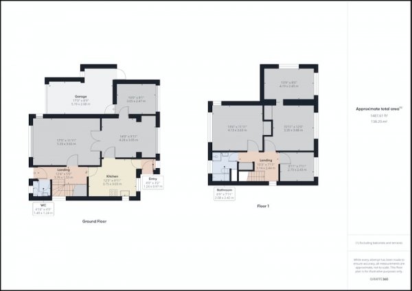 Floor Plan Image for 4 Bedroom Detached House for Sale in Lane End Drive, Woking, Surrey, GU21