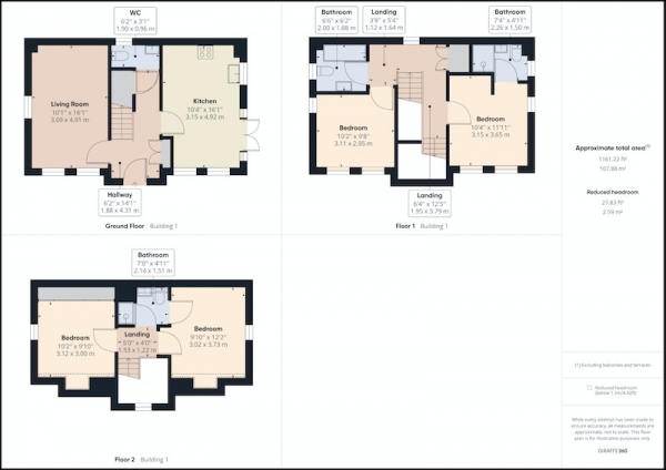 Floor Plan for 4 Bedroom Detached House for Sale in Ascot Drive, Newcastle upon Tyne, Tyne and Wear, NE13, NE13, 6PN - Offers Over &pound320,000