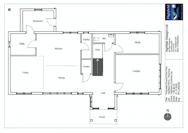 Floor Plan for 4 Bedroom Detached House for Sale in Greysouthen, Cockermouth, Cumbria, CA13, CA13, 0UN - Guide Price &pound750,000