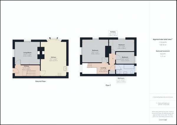 Floor Plan Image for 3 Bedroom End of Terrace House for Sale in Pontefract Road, Ackworth, West Yorkshire, WF7