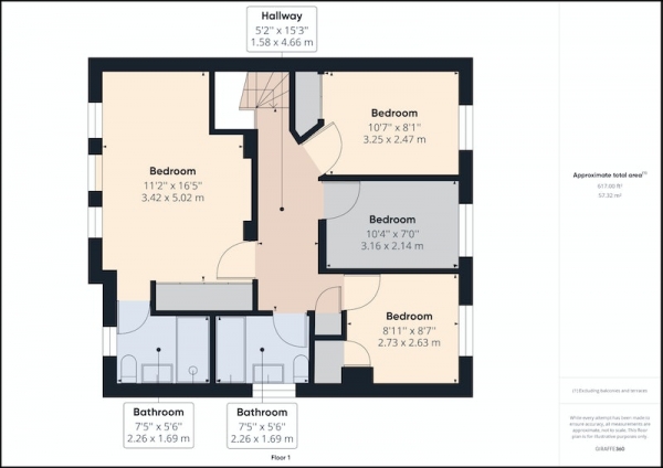 Floor Plan Image for 4 Bedroom Detached House for Sale in Virginia Close, Wakefield, West Yorkshire, WF3