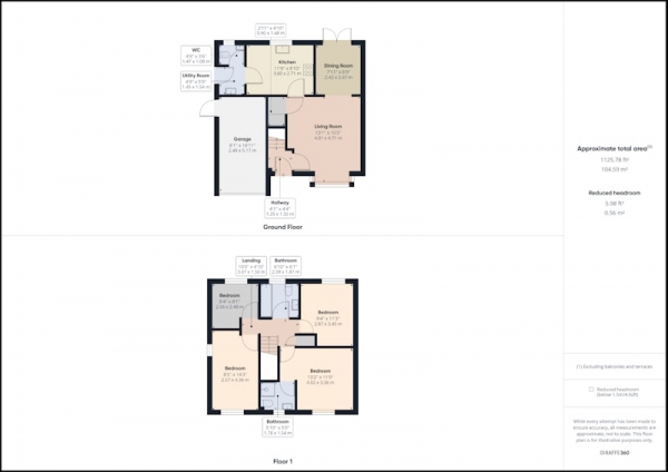 Floor Plan Image for 4 Bedroom Detached House for Sale in Park Close, Wakefield, West Yorkshire, WF4