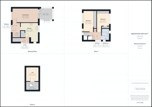 Floor Plan Image for 2 Bedroom Semi-Detached House for Sale in Town Street, Leeds, West Yorkshire, LS10