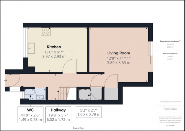 Floor Plan Image for 3 Bedroom Terraced House for Sale in Field End, Leeds, West Yorkshire, LS15