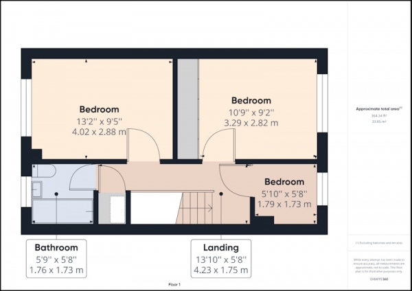 Floor Plan Image for 3 Bedroom Terraced House for Sale in Field End, Leeds, West Yorkshire, LS15