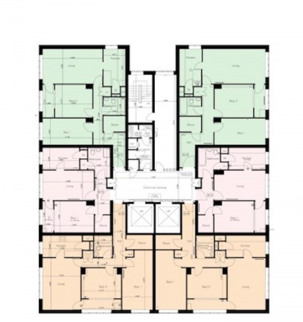 Floor Plan Image for 2 Bedroom Flat for Sale in Fernhill Road, Bootle, Merseyside, L20