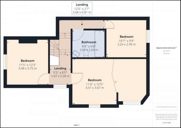 Floor Plan Image for 3 Bedroom End of Terrace House for Sale in Vicarage Lane, Altrincham, Greater Manchester, WA14