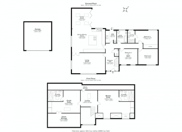 Floor Plan Image for 5 Bedroom Detached House for Sale in High Road, Chipstead, Surrey, CR5