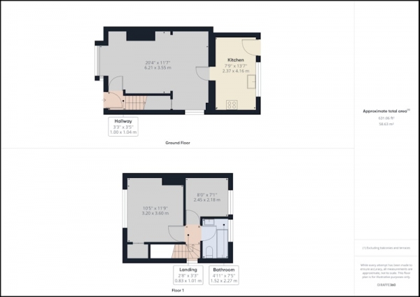 Floor Plan Image for 2 Bedroom Semi-Detached House for Sale in Glenmore Avenue, Chester Le Street, County Durham, DH2