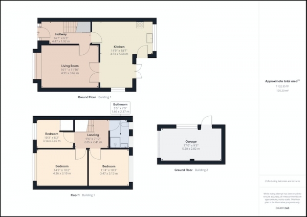 Floor Plan Image for 3 Bedroom Semi-Detached House for Sale in The Cloisters, Grimsby, York, DN37