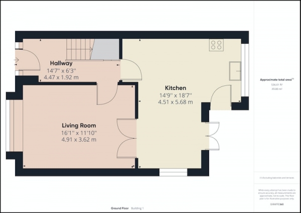 Floor Plan Image for 3 Bedroom Semi-Detached House for Sale in The Cloisters, Grimsby, York, DN37