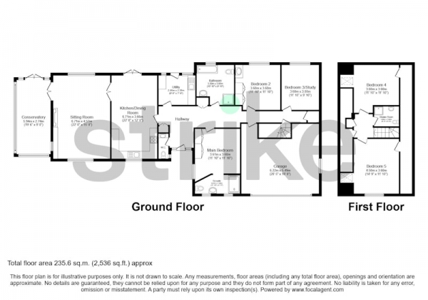 Floor Plan for 5 Bedroom Detached House for Sale in ., Sherborne, Dorset, DT9, DT9, 5ND - OIRO &pound725,000