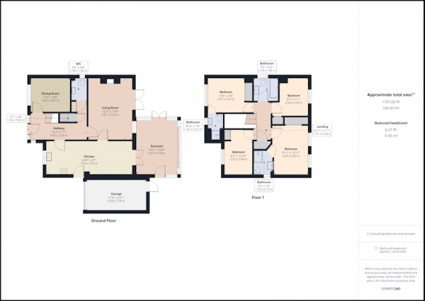 Floor Plan for 4 Bedroom Detached House for Sale in Town End Close, Pickering, North Yorkshire, YO18, YO18, 8JB - Guide Price &pound415,000