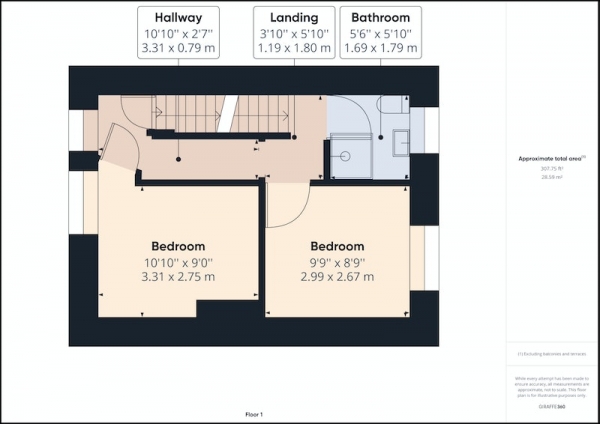 Floor Plan Image for 3 Bedroom Terraced House for Sale in Crossley Lane, Huddersfield, West Yorkshire, HD5