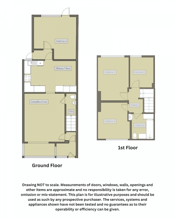 Floor Plan Image for 4 Bedroom Terraced House for Sale in Avebury Grove, Birmingham, West Midlands, B30