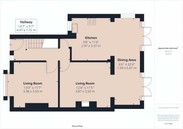 Floor Plan for 3 Bedroom Semi-Detached House for Sale in Thorns Avenue, Astley Bridge, Bolton, Greater Manchester, BL1, BL1, 6NZ - Guide Price &pound265,000