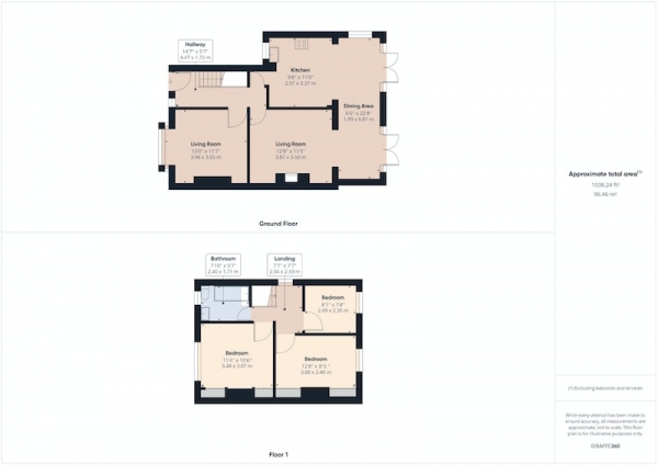 Floor Plan Image for 3 Bedroom Semi-Detached House for Sale in Thorns Avenue, Astley Bridge, Bolton, Greater Manchester, BL1