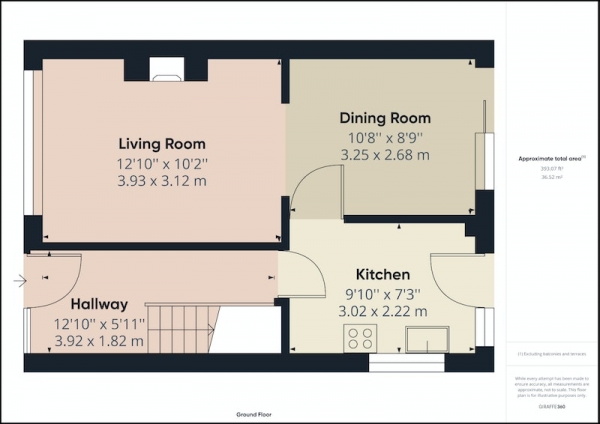 Floor Plan Image for 3 Bedroom Semi-Detached House for Sale in Leyside Drive, Bradford, West Yorkshire, BD15